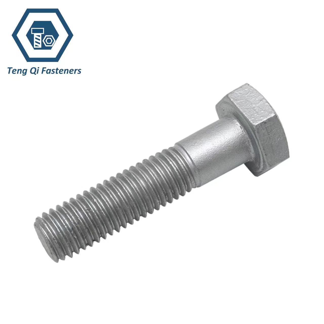 ASME B18.2.1 Hot Dip Galvanized Grade5 Hex Bolt Manufacturer