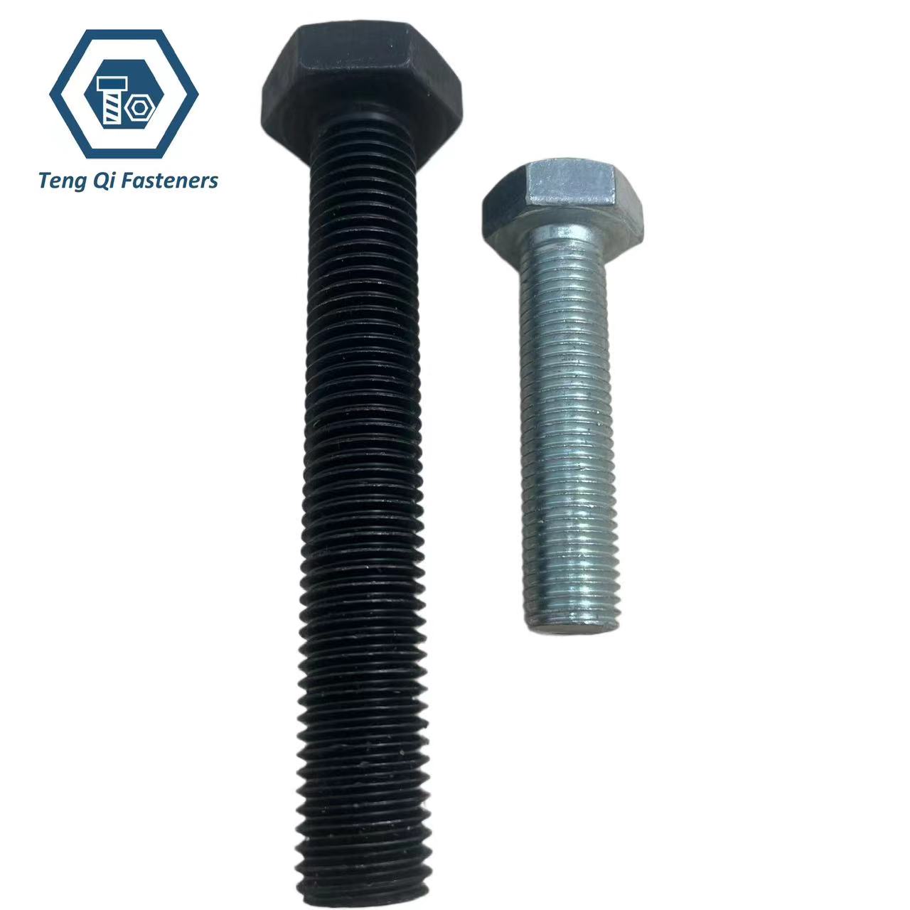 Black Oxidation and Zinc plated Class8.8 10.9 DIN933 Hex Bolts