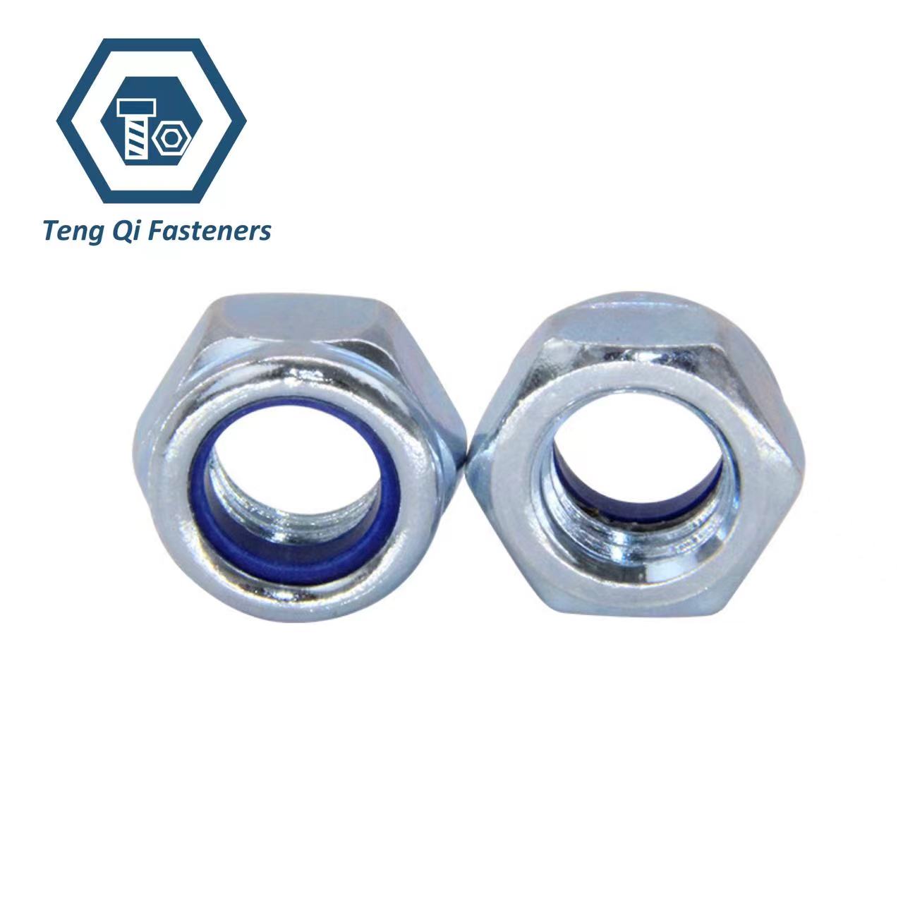 DIN982 Nylon Nut Zinc Plated