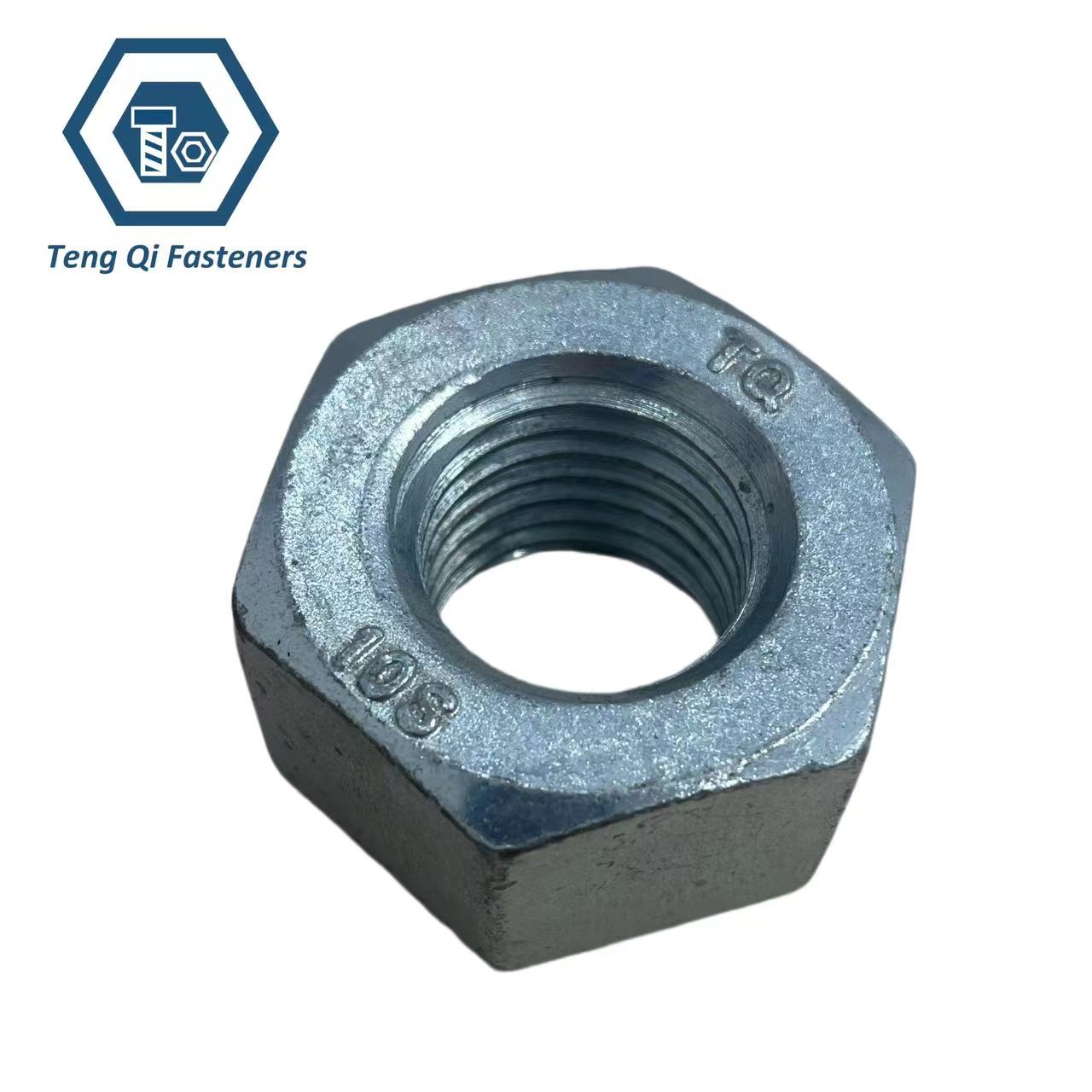 Trinity Fastener 1-8 Heavy Hex Structural Nuts - Zinc Plated Steel (Pack Of 10)