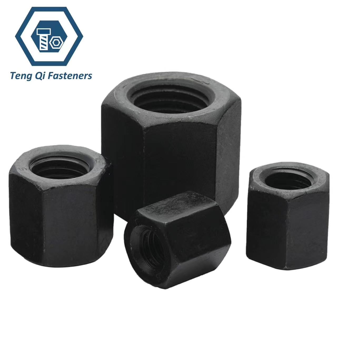Class 10 High Strength Black DIN6330 Hex Thick Nuts