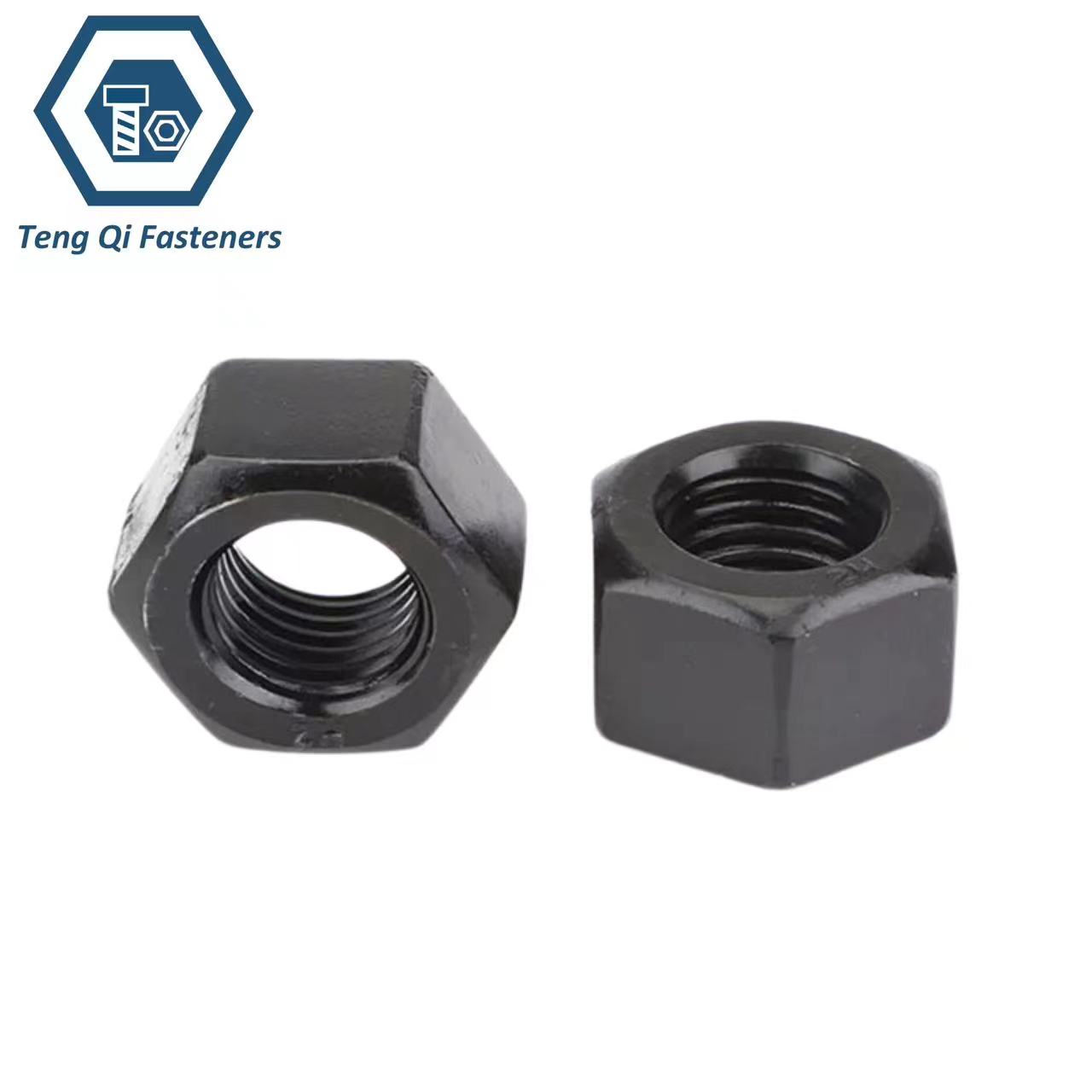GOST 28919 Black Oxidation Russia Standard Flange Connections Thick Hex Nuts