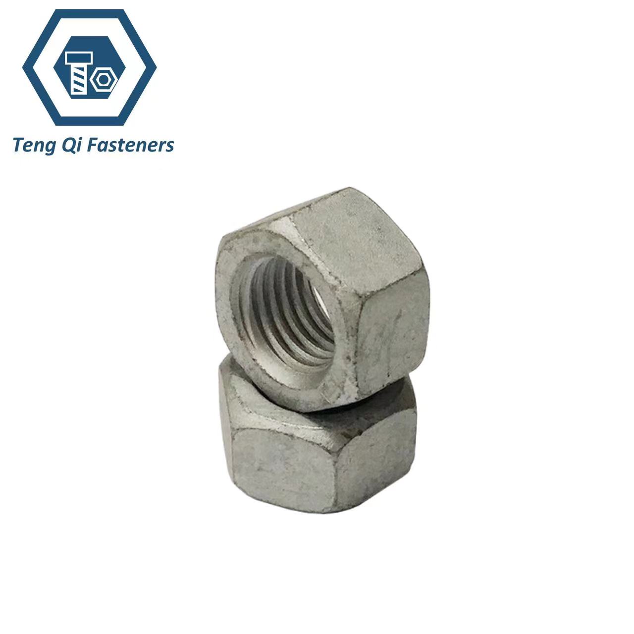 GOST 28919 Hot Dip Galvanized Russia Standard Flange Connections Thick Hex Nuts