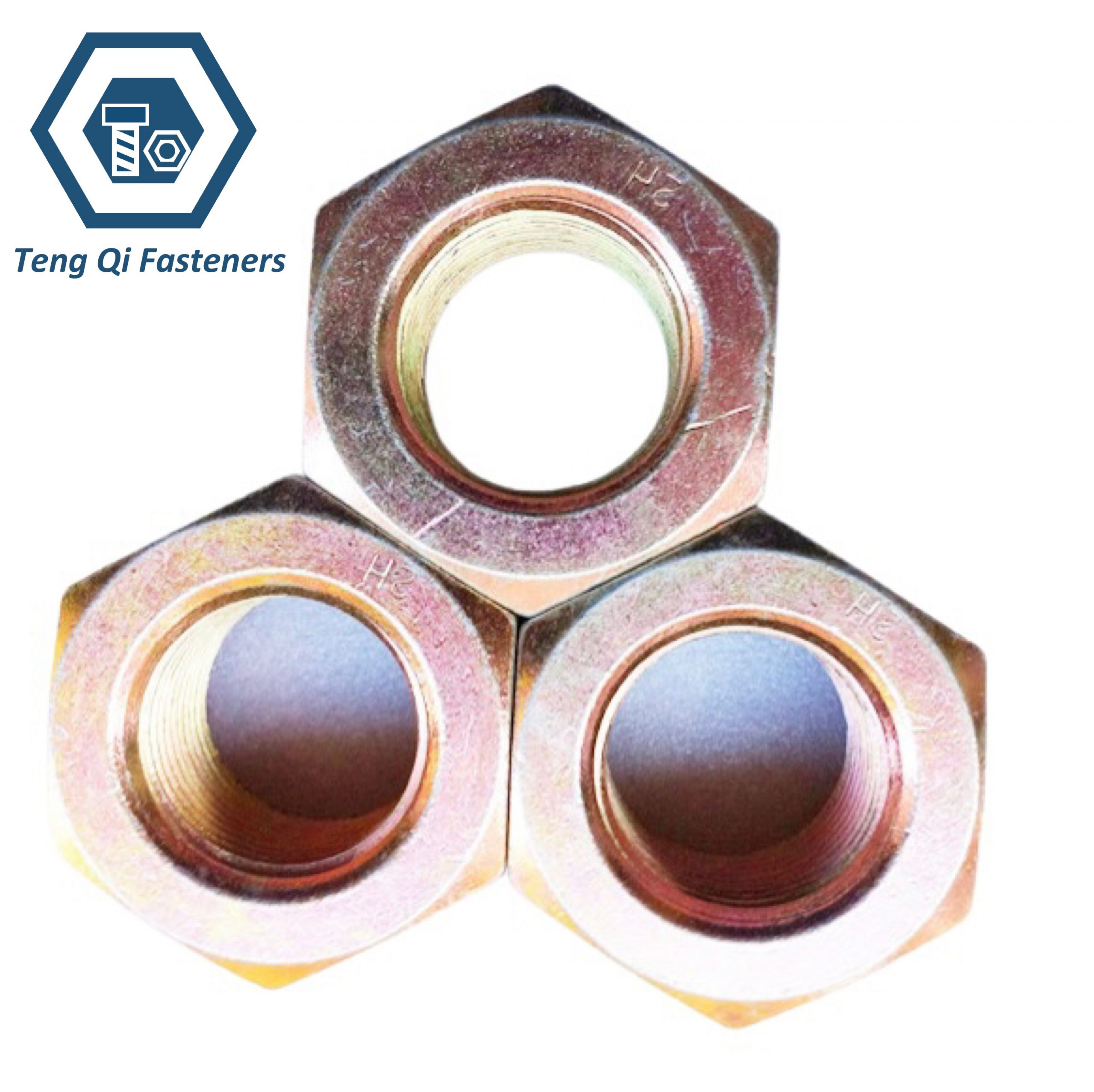 UNI5588 Black Oxidation Hex Nuts