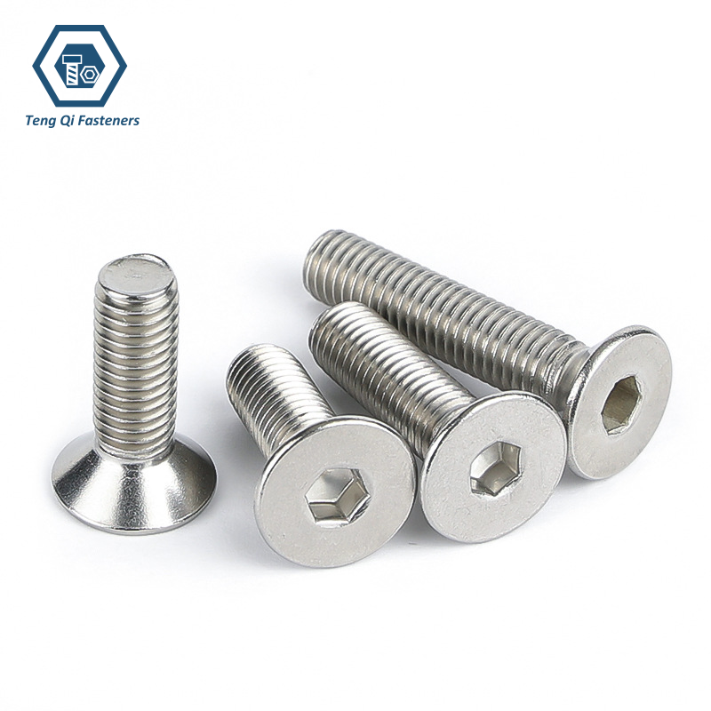 American Standard ANSI ASME B18.3F Stainless Steel Hex Socket Countersunk Head Machine Screw American Standard ANSI ASME B18.3F Stainless Steel Hex Socket Countersunk Head Machine Screw