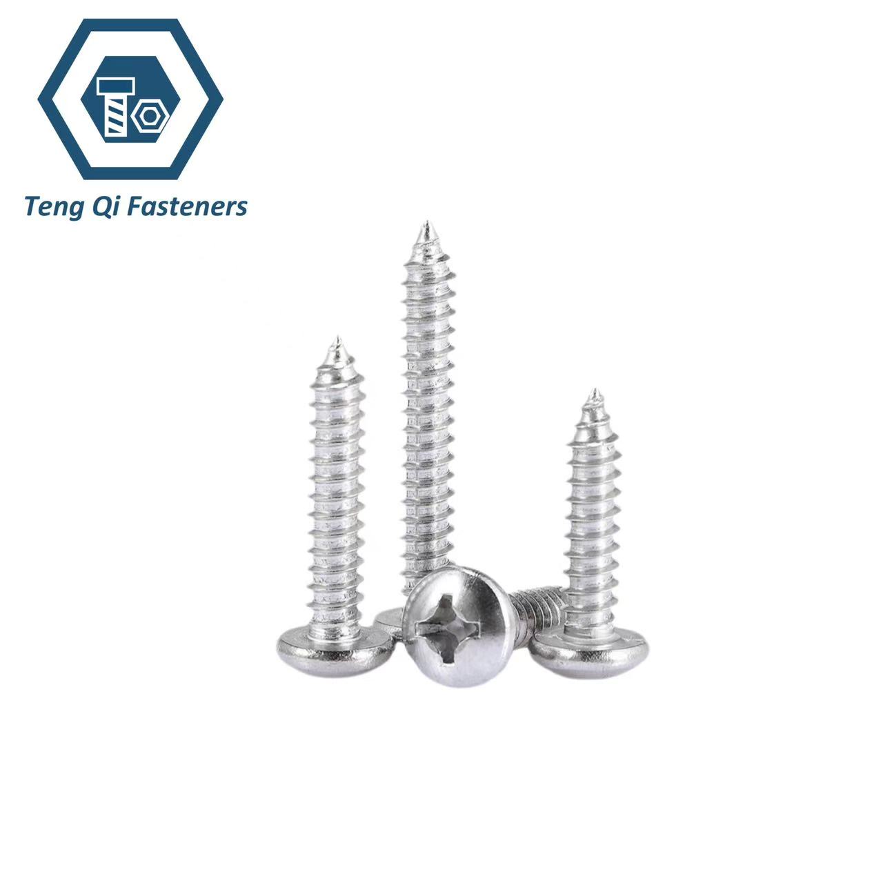 DIN7981 Stainless Steel SS304 Cross Recessed Pan Head Tapping Screws Supplier DIN7981 Stainless Steel SS304 Cross Recessed Pan Head Tapping Screws Supplier