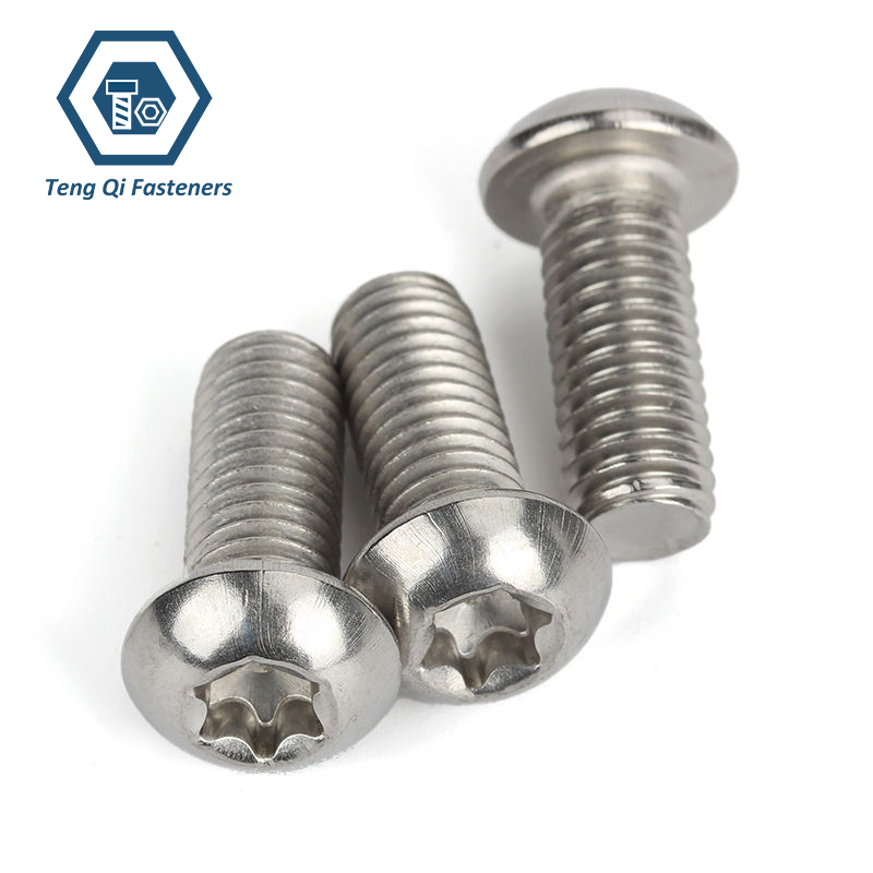 SS304 SS316 Button Round Head Torx Screw SS304 SS316 Button Round Head Torx Screw