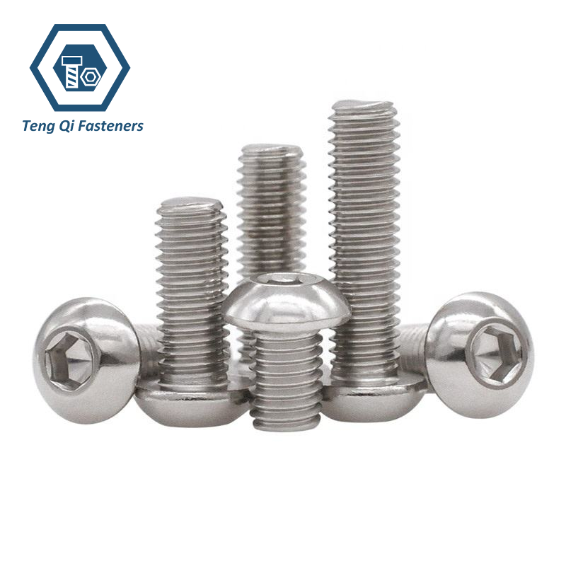 SS304 SS316 Hexagon Socket Button Head Screws SS304 SS316 Hexagon Socket Button Head Screws