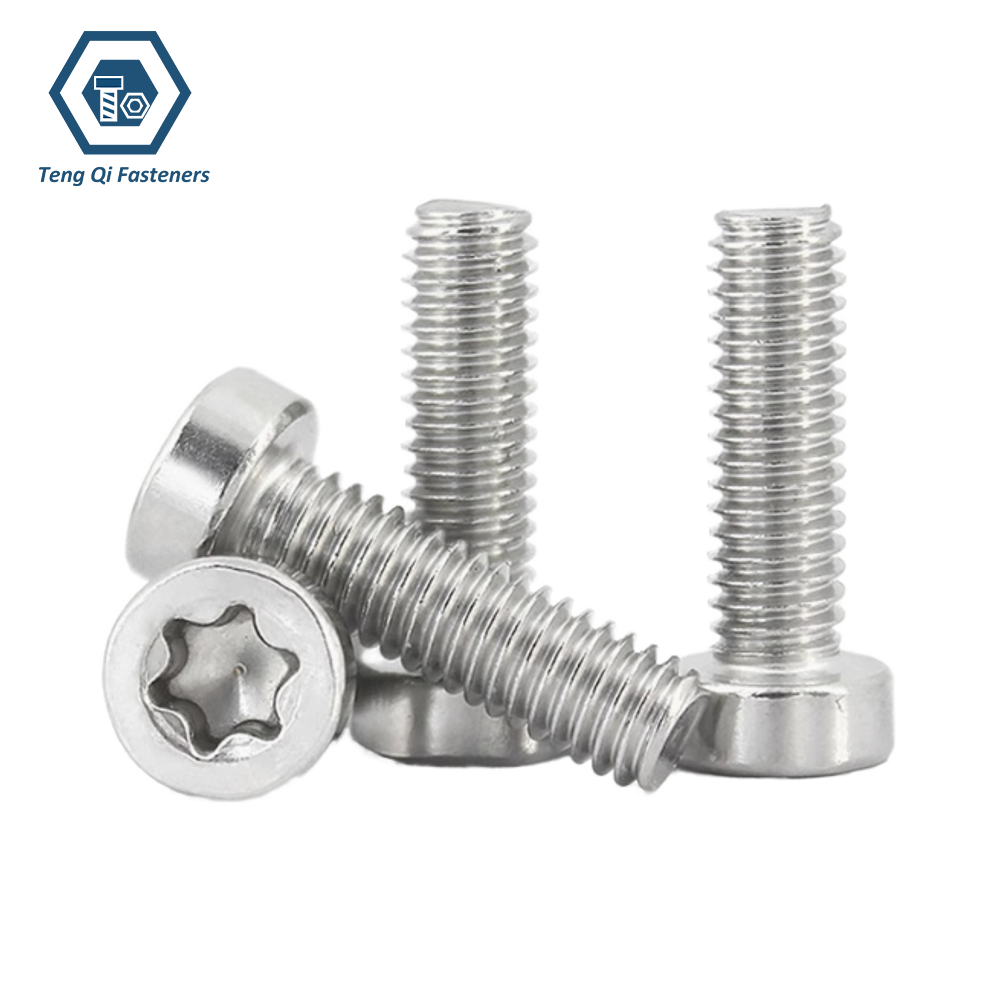 SS304 SS316 Torx Head Cap Screws SS304 SS316 Cylindrical Head Torx Screw