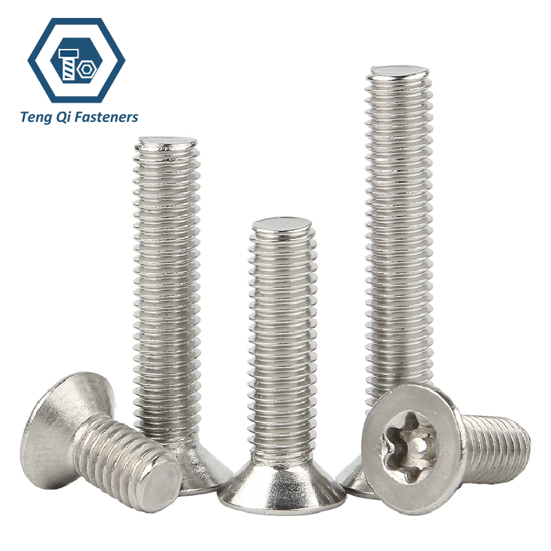 Stainless Steel Countersunk Torx Machine Screw with Pin Stainless Steel Countersunk Torx Machine Screw with Pin