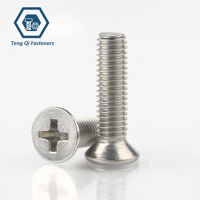 Stainless Steel Flat Countersunk Head Screws with Cross Recess Stainless Steel Flat Countersunk Head Screws with Cross Recess