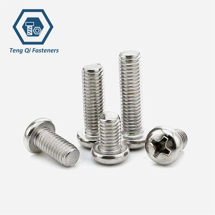 Stainless Steel Pan Head Screws with Cross Recess Stainless Steel Pan Head Screws with Cross Recess